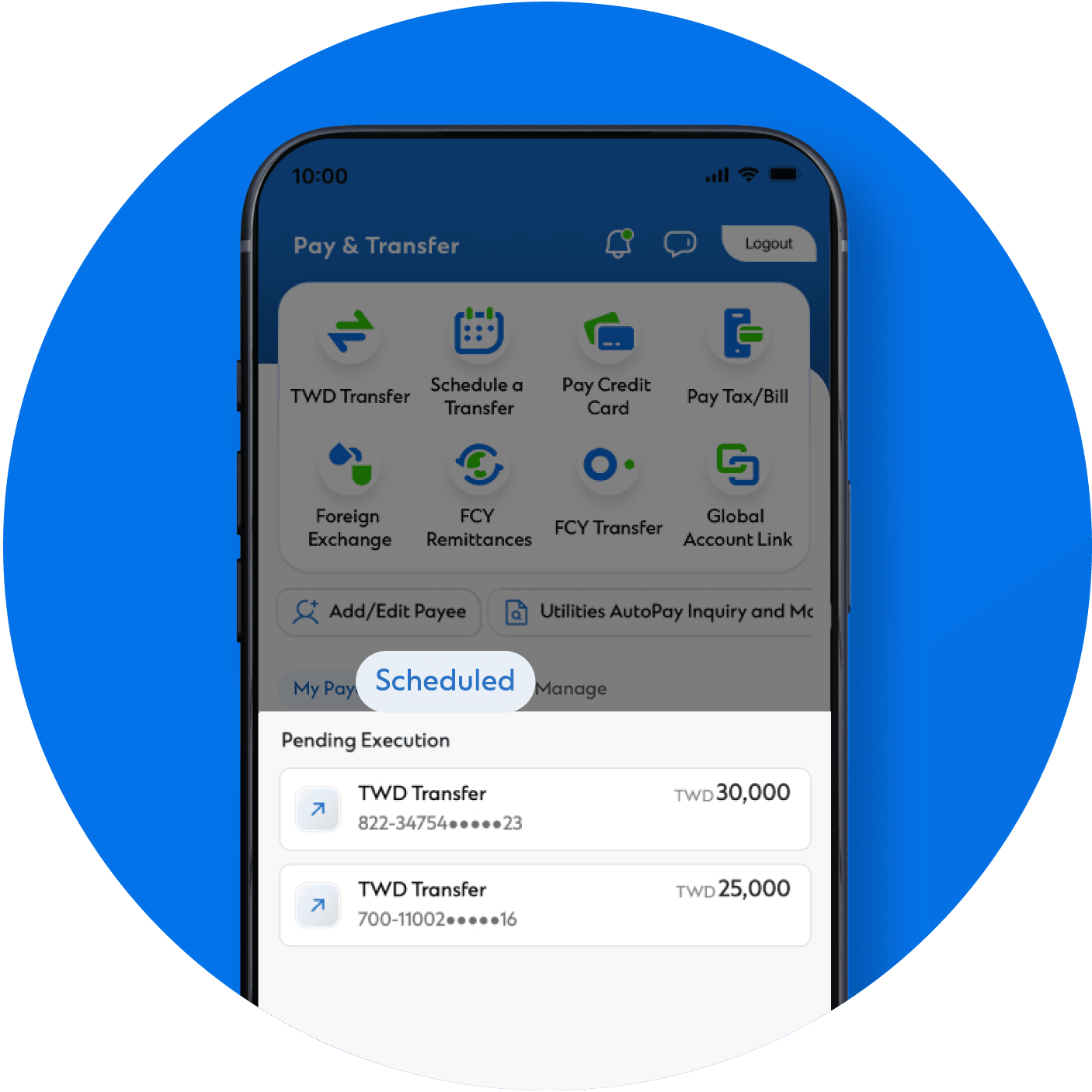 Scheduled Transaction Inquiry